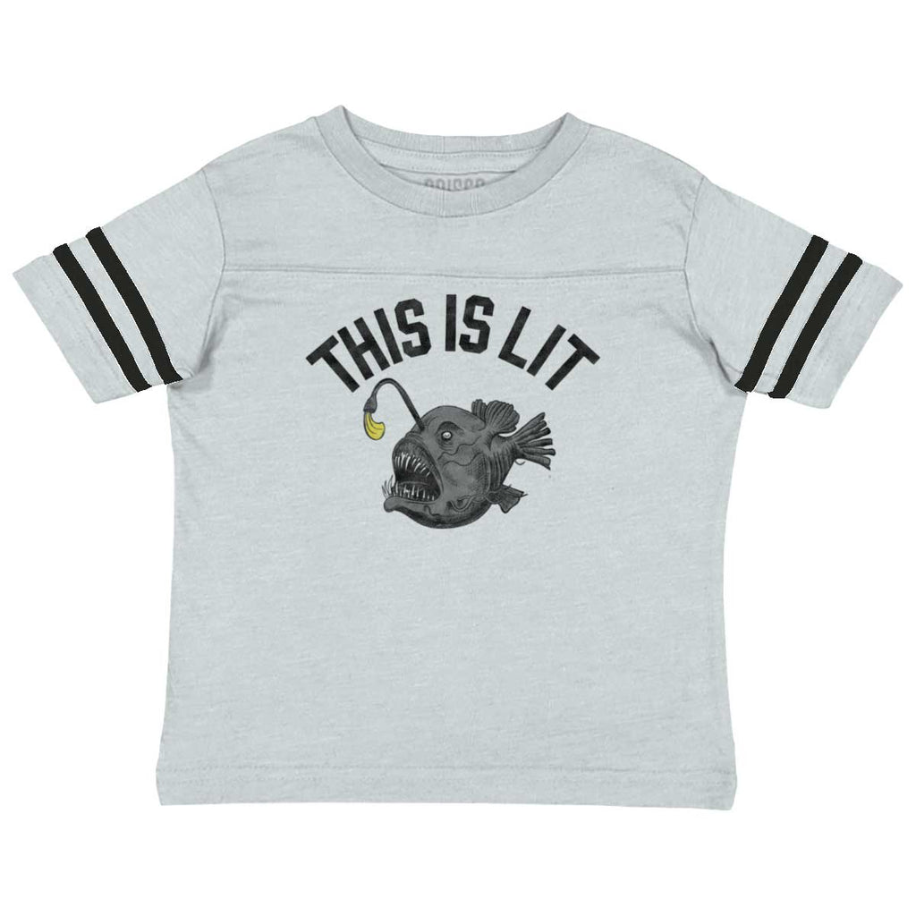 This Is Lit Football Jersey-Direct To Garment Print-Brisco Baby