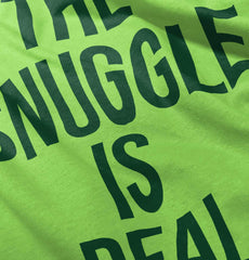 The Snuggle Is Real Romper Bodysuit-Direct To Garment Print-Brisco Baby