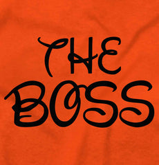 The Boss Romper Bodysuit-Direct To Garment Print-Brisco Baby