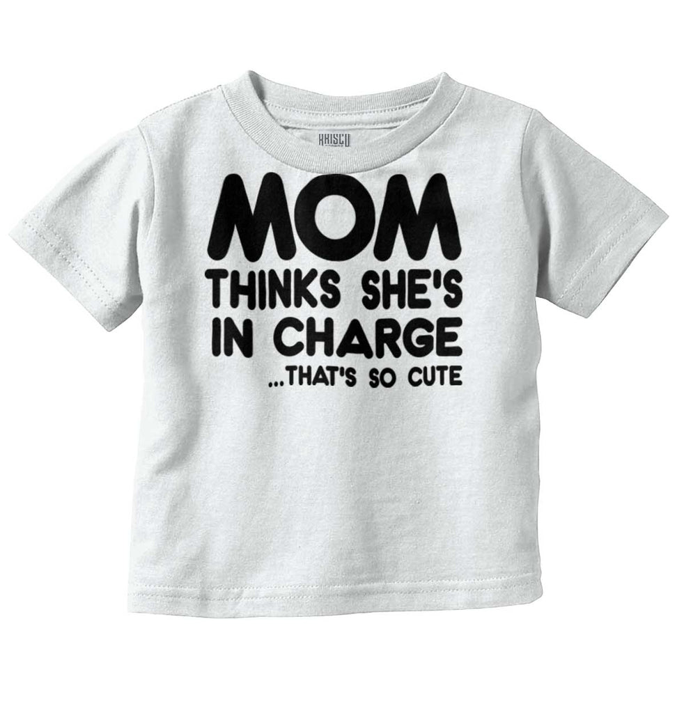 In Charge Infant Toddler T Shirt-Direct To Garment Print-Brisco Baby