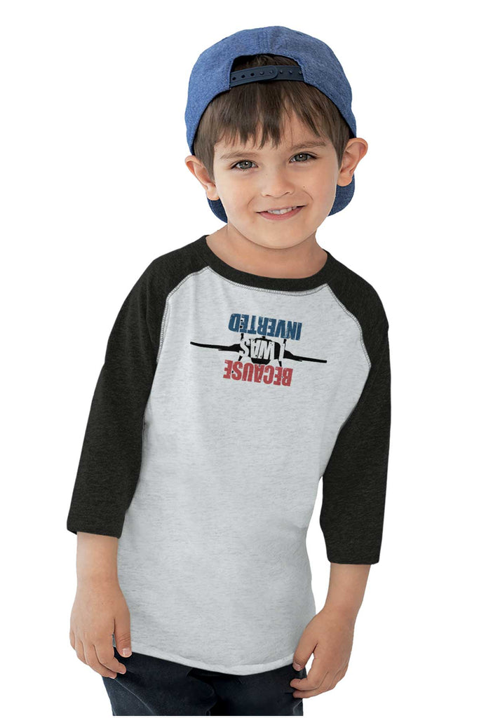 I'm Inverted Toddler Baseball-Direct To Garment Print-Brisco Baby