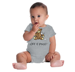 Ripped Teddy Bear Romper Bodysuit-Direct To Garment Print-Brisco Baby