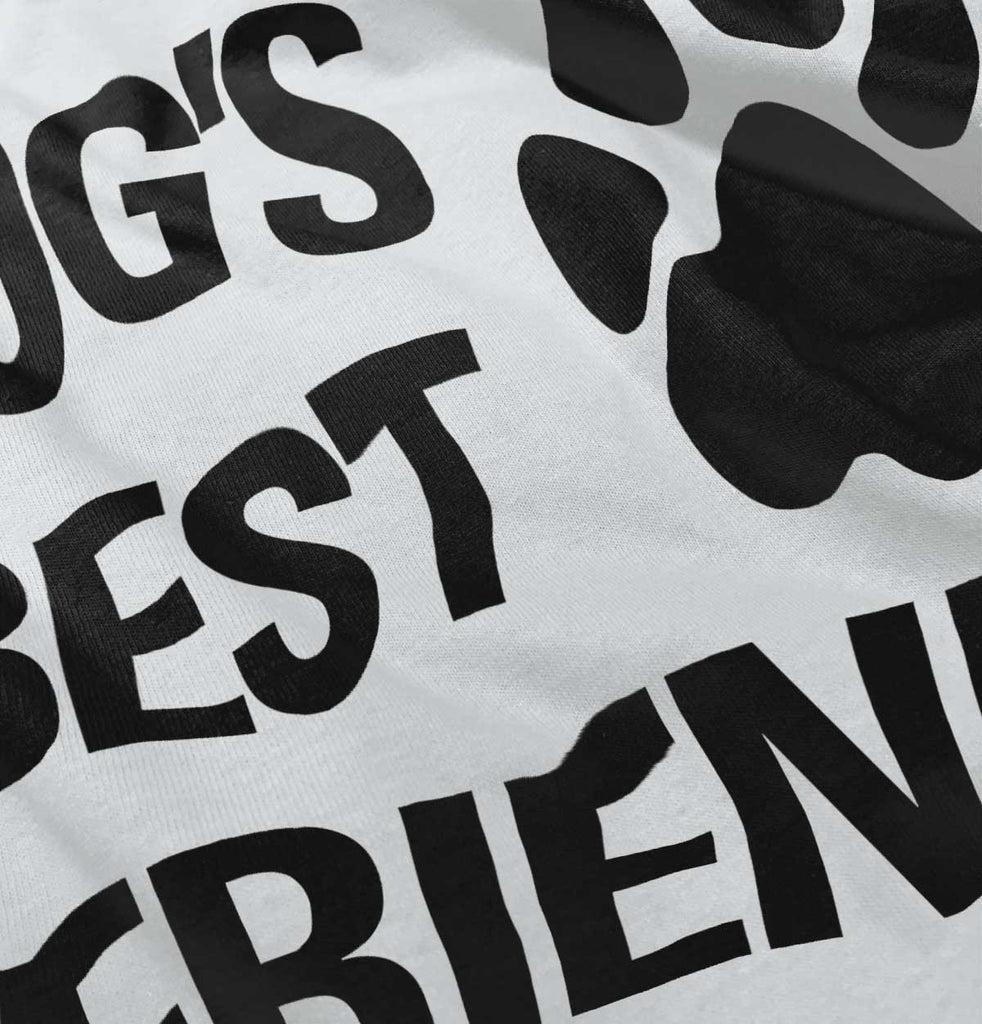 Dog's Best Friend Infant Baby Bib-Direct To Garment Print-Brisco Baby