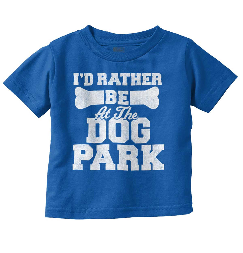 Dog Park Infant Toddler T Shirt-Direct To Garment Print-Brisco Baby
