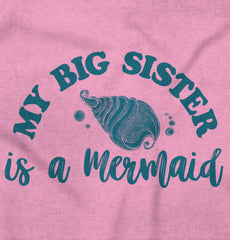 Big Sister Is A Mermaid Romper Bodysuit-Direct To Garment Print-Brisco Baby