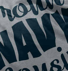 Proud Navy Cousin Romper Bodysuit-Direct To Garment Print-Brisco Baby