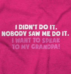 I Didn't Do It Toddler Ruffle Bottom Tee-Direct To Garment Print-Brisco Baby