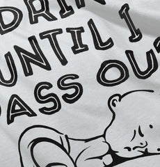 Until I Pass Out Romper Bodysuit-Direct To Garment Print-Brisco Baby