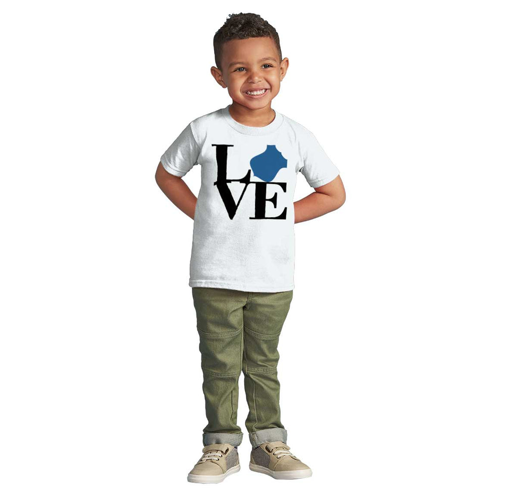 Love Badge Infant Toddler T Shirt-Direct To Garment Print-Brisco Baby
