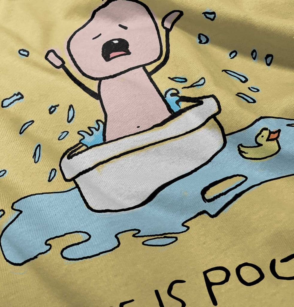 Crying Bath Infant Toddler T Shirt-Direct To Garment Print-Brisco Baby