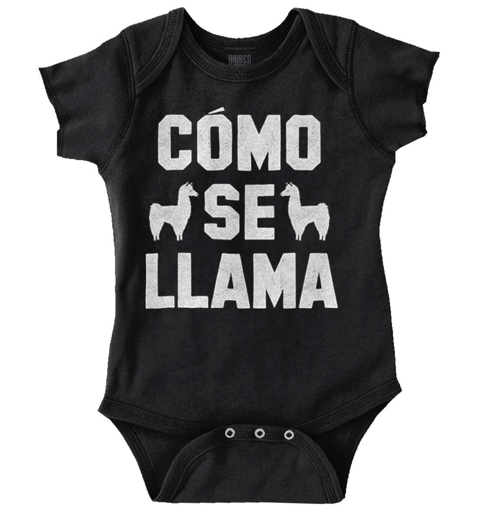 Como Se Llama Romper Bodysuit-Direct To Garment Print-Brisco Baby