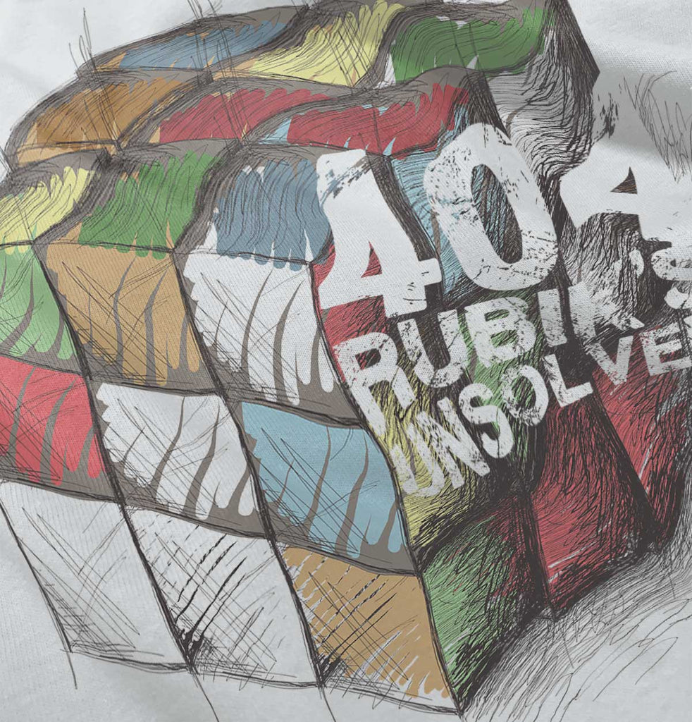 Cube Not Found Infant Toddler T Shirt-Direct To Garment Print-Brisco Baby