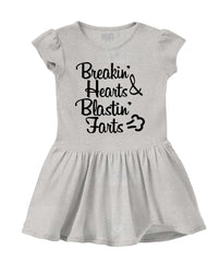 Blastin Farts Solid Baby Infant Dress-Direct To Garment Print-Brisco Baby