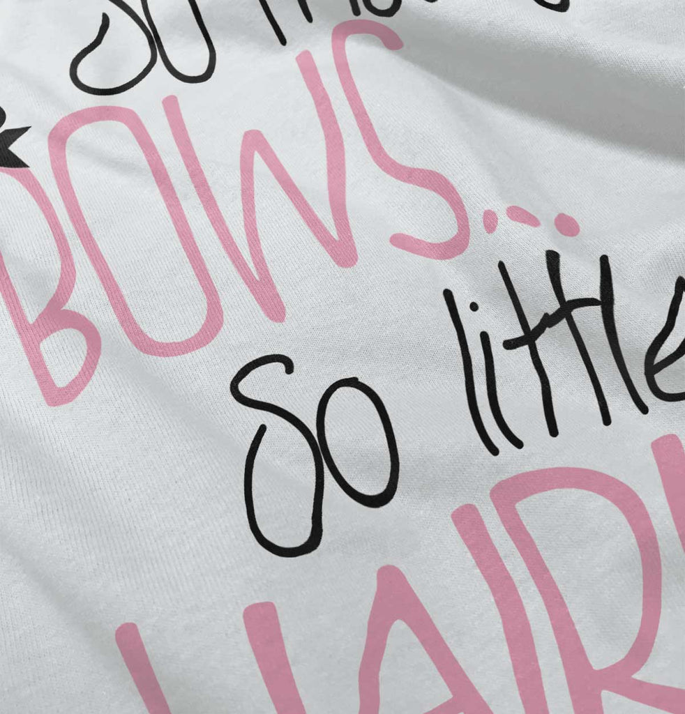 So Little Hair Infant Toddler T Shirt-Direct To Garment Print-Brisco Baby
