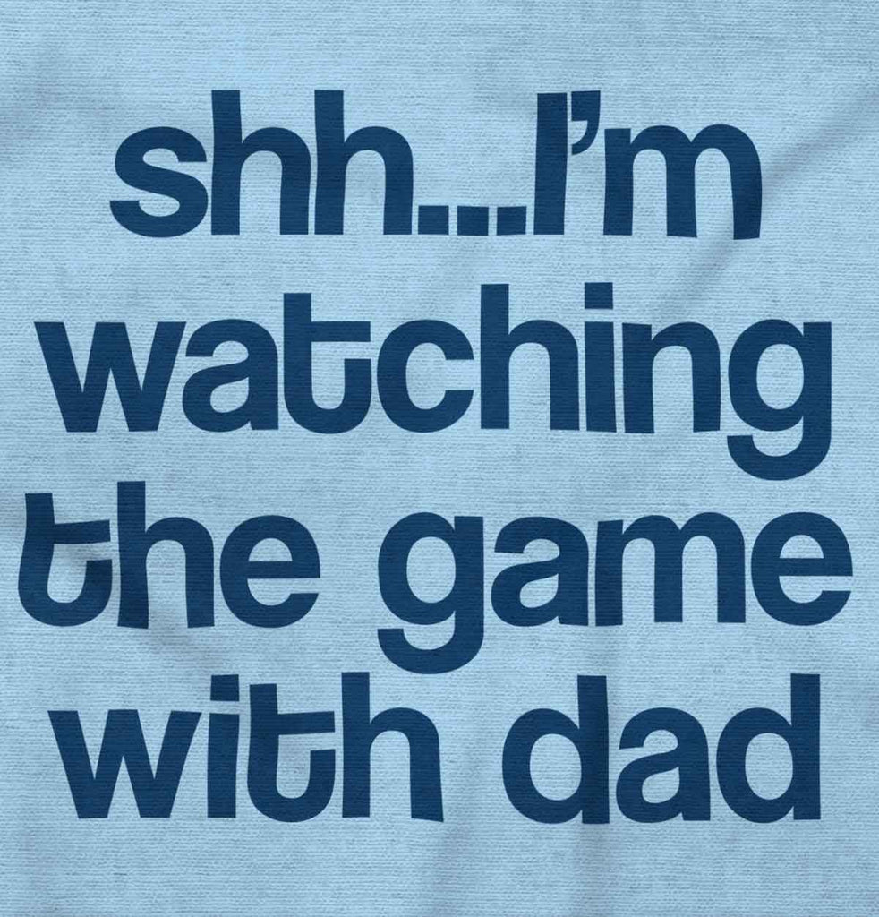 Watching the Game Infant Toddler T Shirt-Direct To Garment Print-Brisco Baby