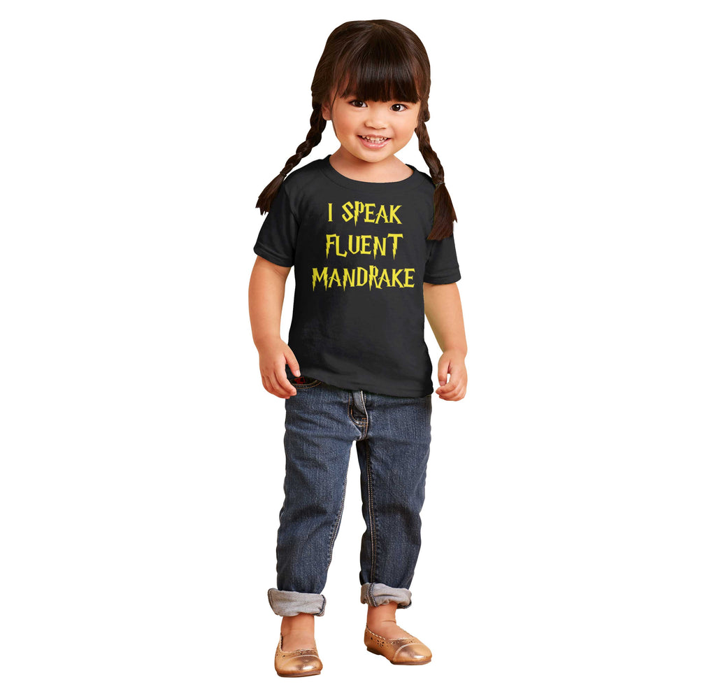 Speak Fluent Mandrake Infant Toddler T Shirt-Direct To Garment Print-Brisco Baby
