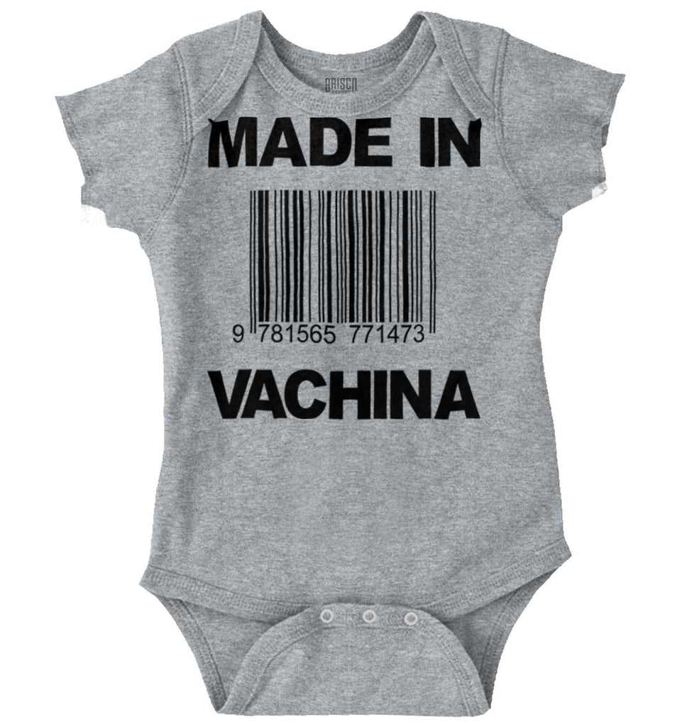 Made In Vachina Romper Bodysuit-Direct To Garment Print-Brisco Baby
