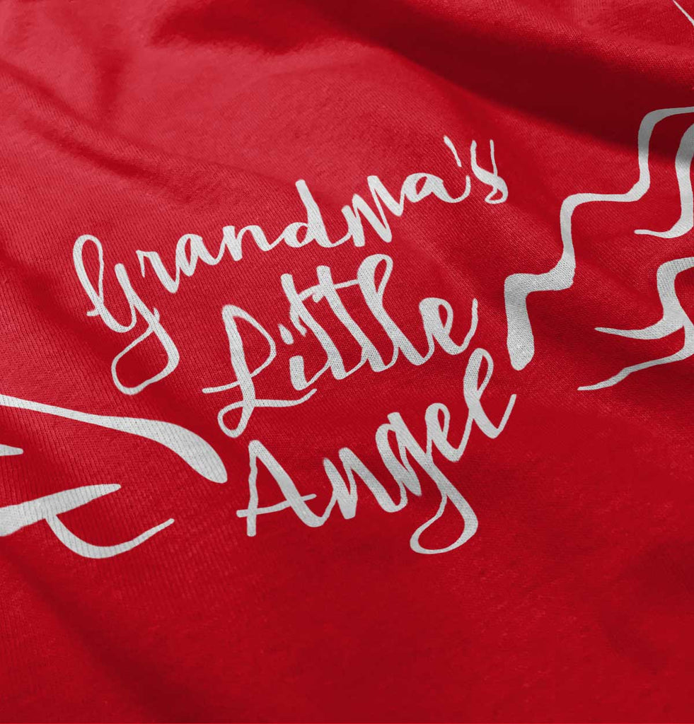 Grandma's Little Angel Infant Toddler T Shirt-Direct To Garment Print-Brisco Baby