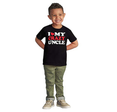 My Crazy Uncle Infant Toddler T Shirt-Direct To Garment Print-Brisco Baby