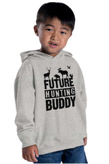 Future Deer Hunting Bud Toddler Pullover Hoodie-Direct To Garment Print-Brisco Baby