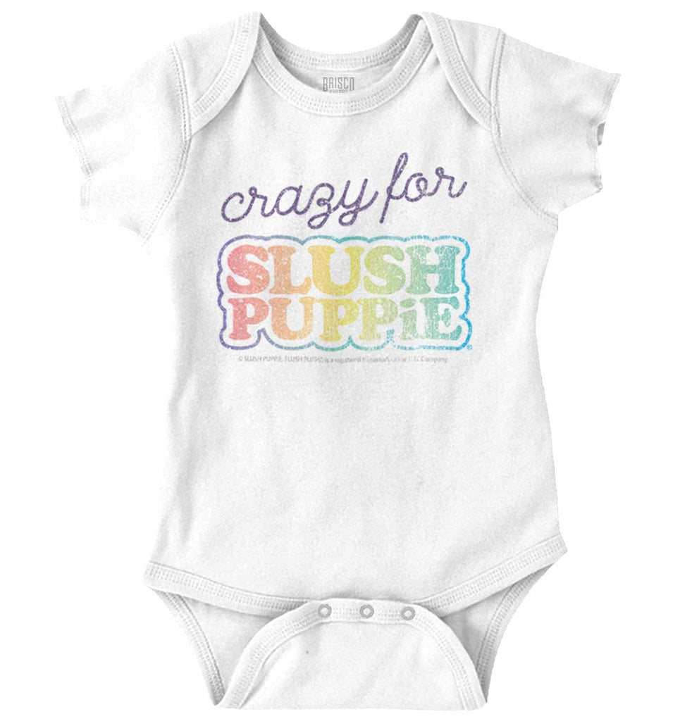 Crazy For Slush Puppie Romper Bodysuit-Direct To Garment Print-Brisco Baby