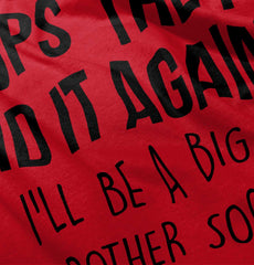 Oops They Did It Again Big Brother Romper Bodysuit-Direct To Garment Print-Brisco Baby