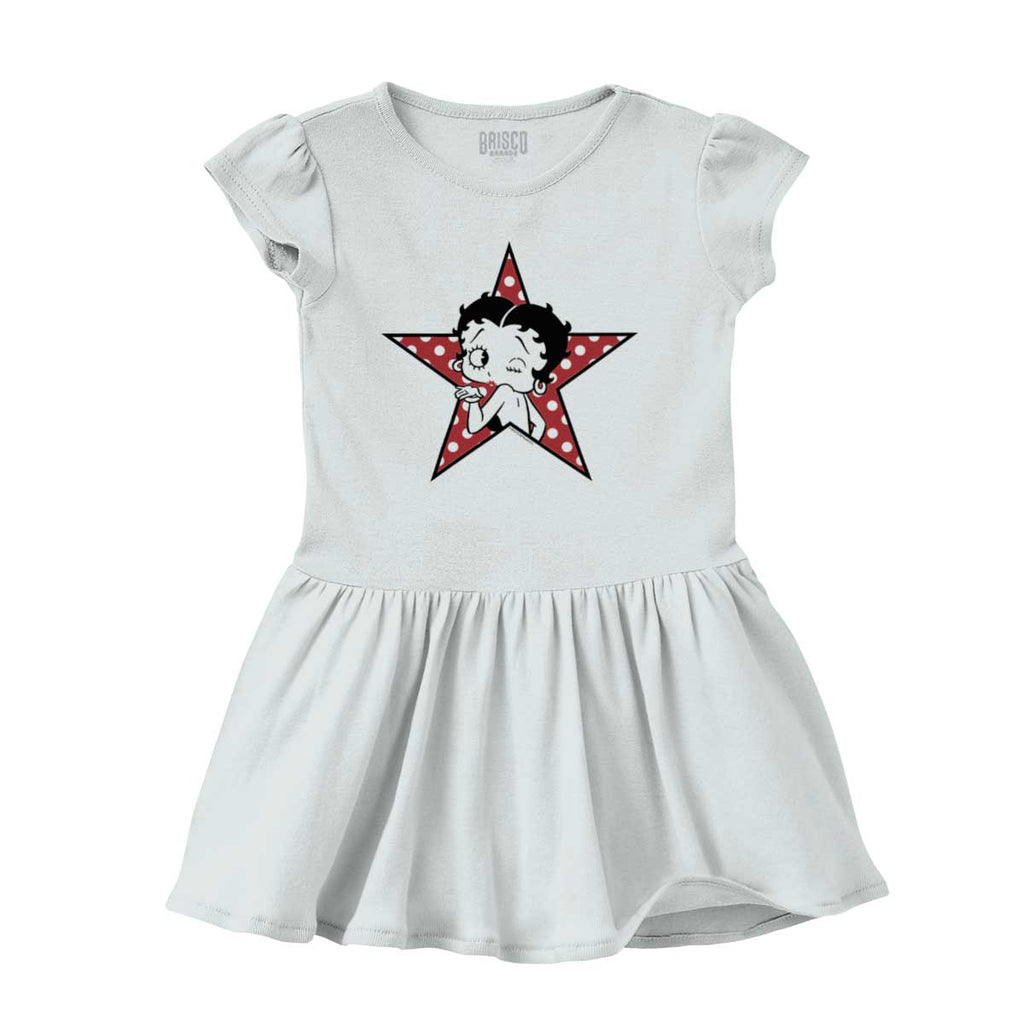 Betty Star Solid Baby Infant Dress-Direct To Garment Print-Brisco Baby