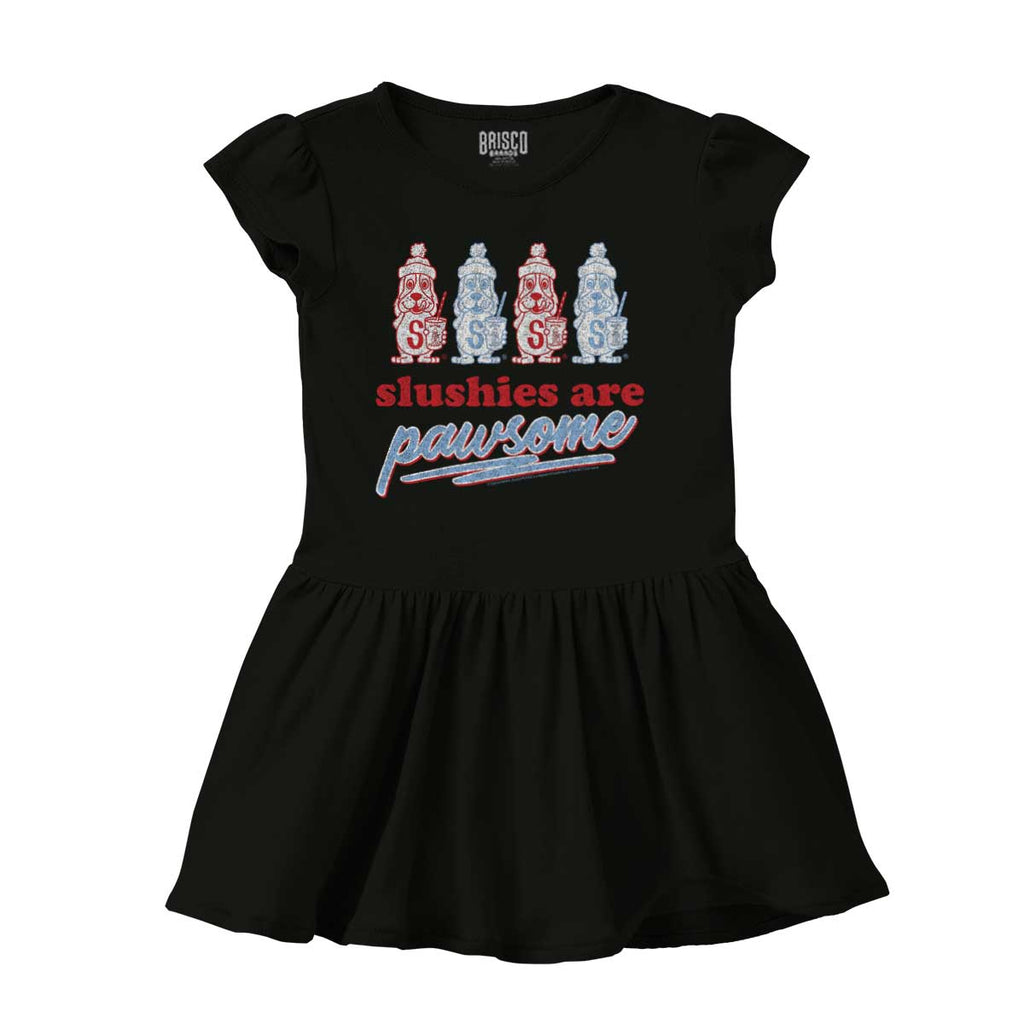 Pawsome Solid Baby Infant Dress-Direct To Garment Print-Brisco Baby