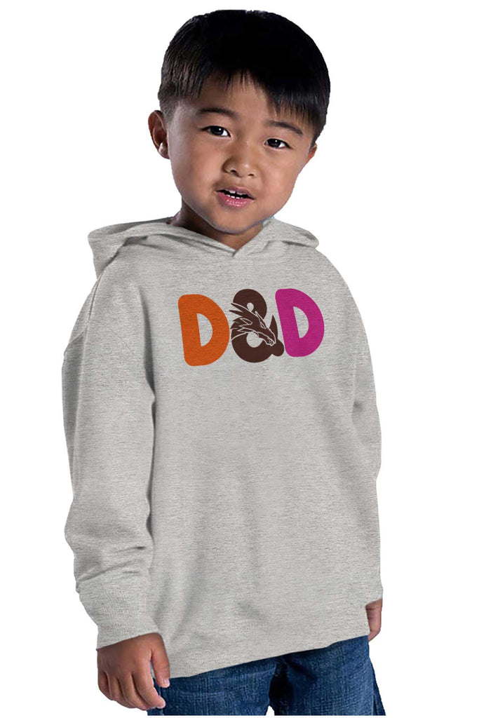 Dungeons Fantasy Tabletop Gamer Toddler Pullover Hoodie-Direct To Garment Print-Brisco Baby