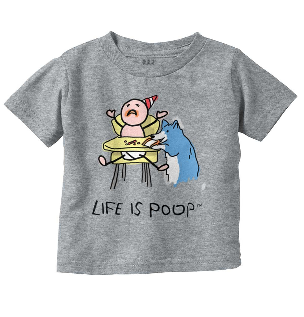 Dog Baby Food Infant Toddler T Shirt-Direct To Garment Print-Brisco Baby