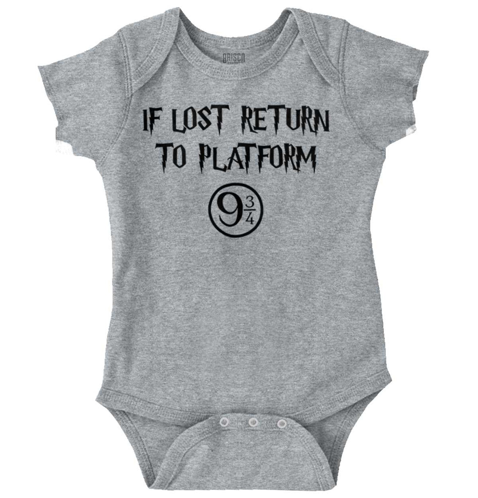 Return Platofrm 9 3/4 Romper Bodysuit-Direct To Garment Print-Brisco Baby