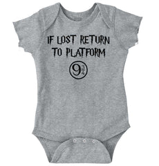 Return Platofrm 9 3/4 Romper Bodysuit-Direct To Garment Print-Brisco Baby