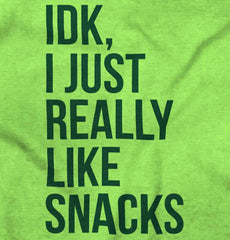 Really Like Snacks Romper Bodysuit-Direct To Garment Print-Brisco Baby