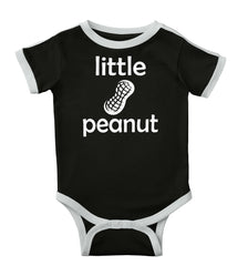 Little Peanut Ringer Romper Bodysuit-Direct To Garment Print-Brisco Baby