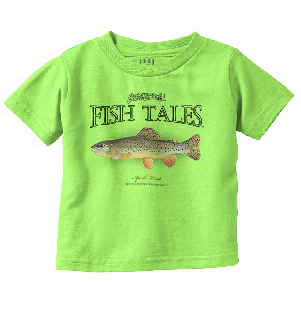 Apache Trout Infant Toddler T Shirt-Direct To Garment Print-Brisco Baby