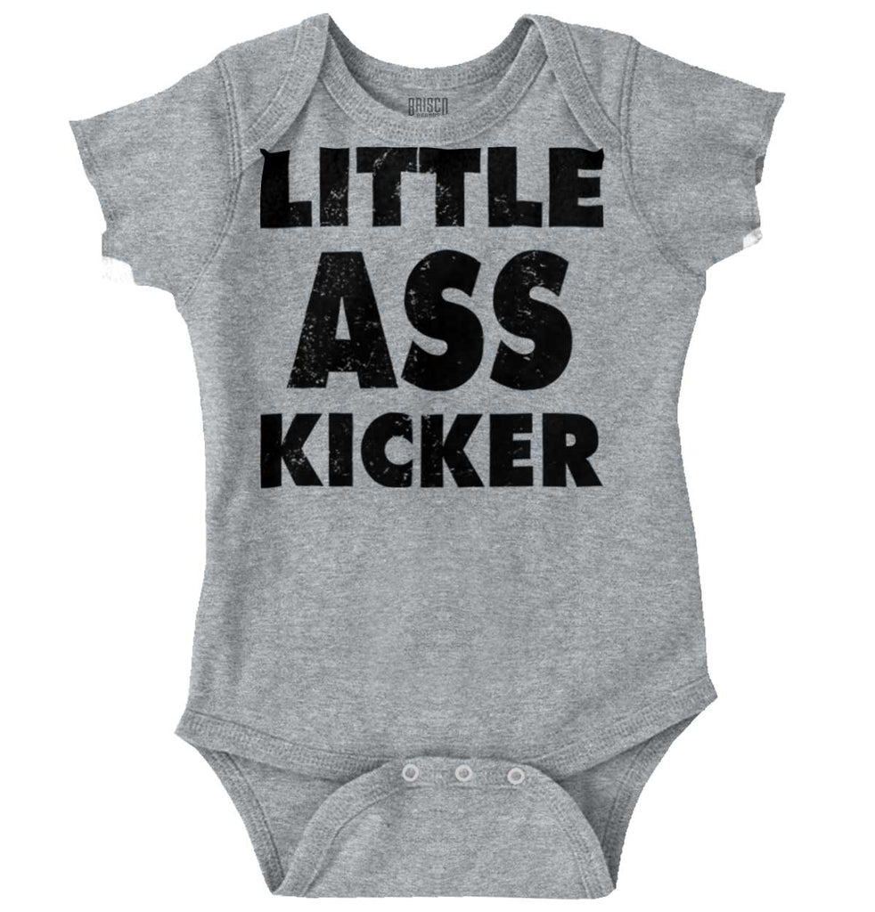 Ass Kicker Romper Bodysuit-Direct To Garment Print-Brisco Baby