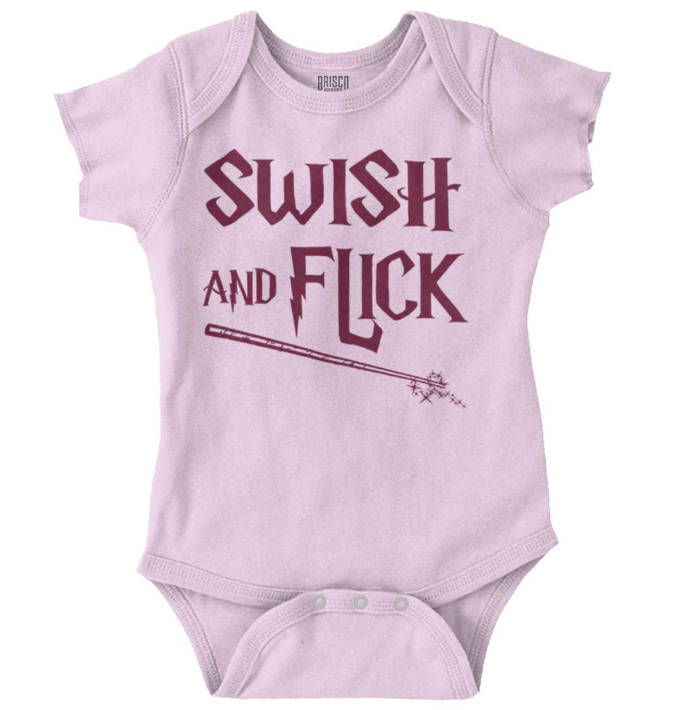 Swish And Flick Romper Bodysuit-Direct To Garment Print-Brisco Baby