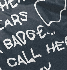 Hero Wears Badge Football Romper Bodysuit-Direct To Garment Print-Brisco Baby