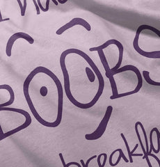 I Had Boobs Infant Toddler T Shirt-Direct To Garment Print-Brisco Baby