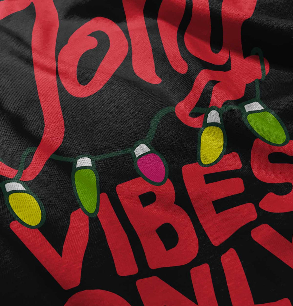 Jolly Vibes Only Infant Baby Bib-Direct To Garment Print-Brisco Baby