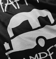 Happy Camper Infant Toddler T Shirt-Direct To Garment Print-Brisco Baby