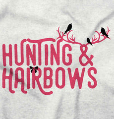 Hunting And Hairbows Romper Bodysuit-Direct To Garment Print-Brisco Baby