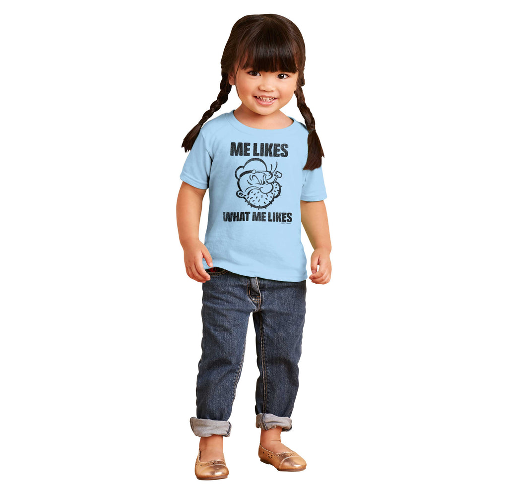 What Me Likes Infant Toddler T Shirt-Direct To Garment Print-Brisco Baby
