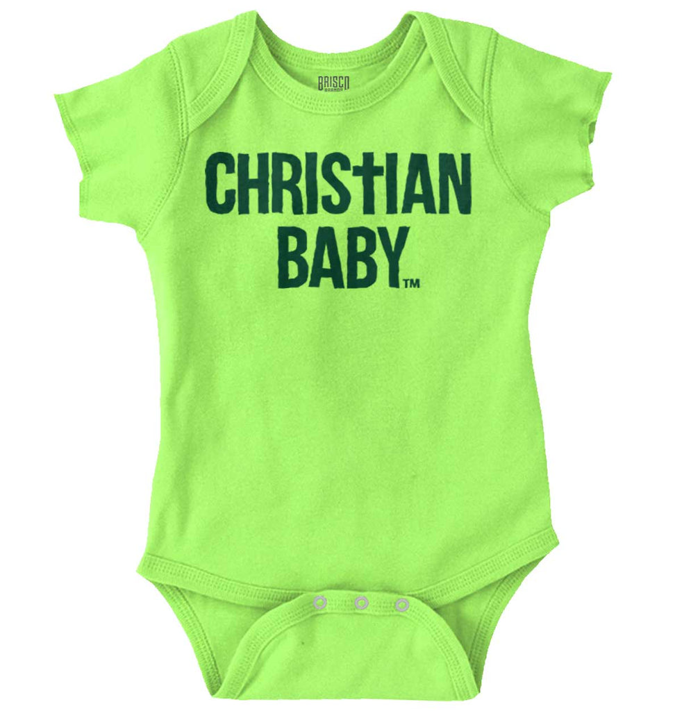 Christian Baby Romper Bodysuit-Direct To Garment Print-Brisco Baby