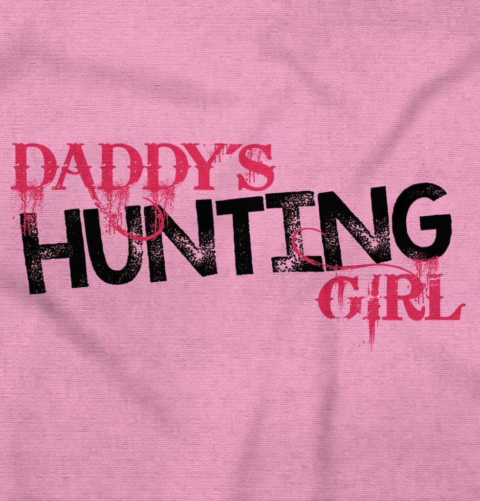Daddys Hunting Girl Romper Bodysuit-Direct To Garment Print-Brisco Baby