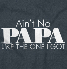 No Papa Like Me Football Romper Bodysuit-Direct To Garment Print-Brisco Baby