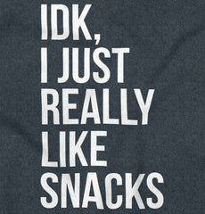 Really Like Snacks Toddler Football Jersey Tee-Direct To Garment Print-Brisco Baby