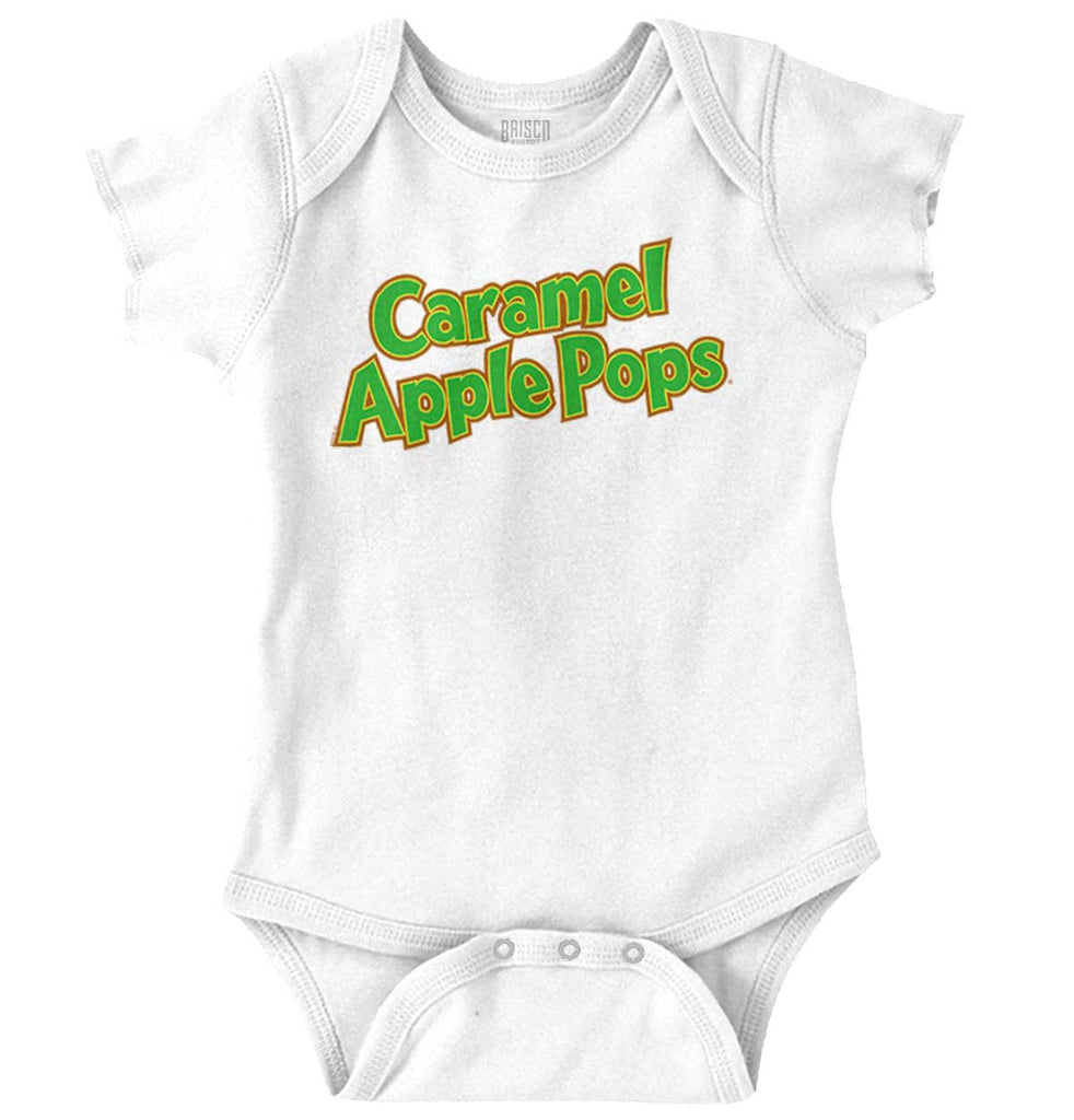 Caramel Apple Pops Romper Bodysuit-Direct To Garment Print-Brisco Baby