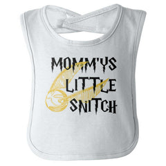 Mommy's Little Snitch Infant Baby Bib-Direct To Garment Print-Brisco Baby
