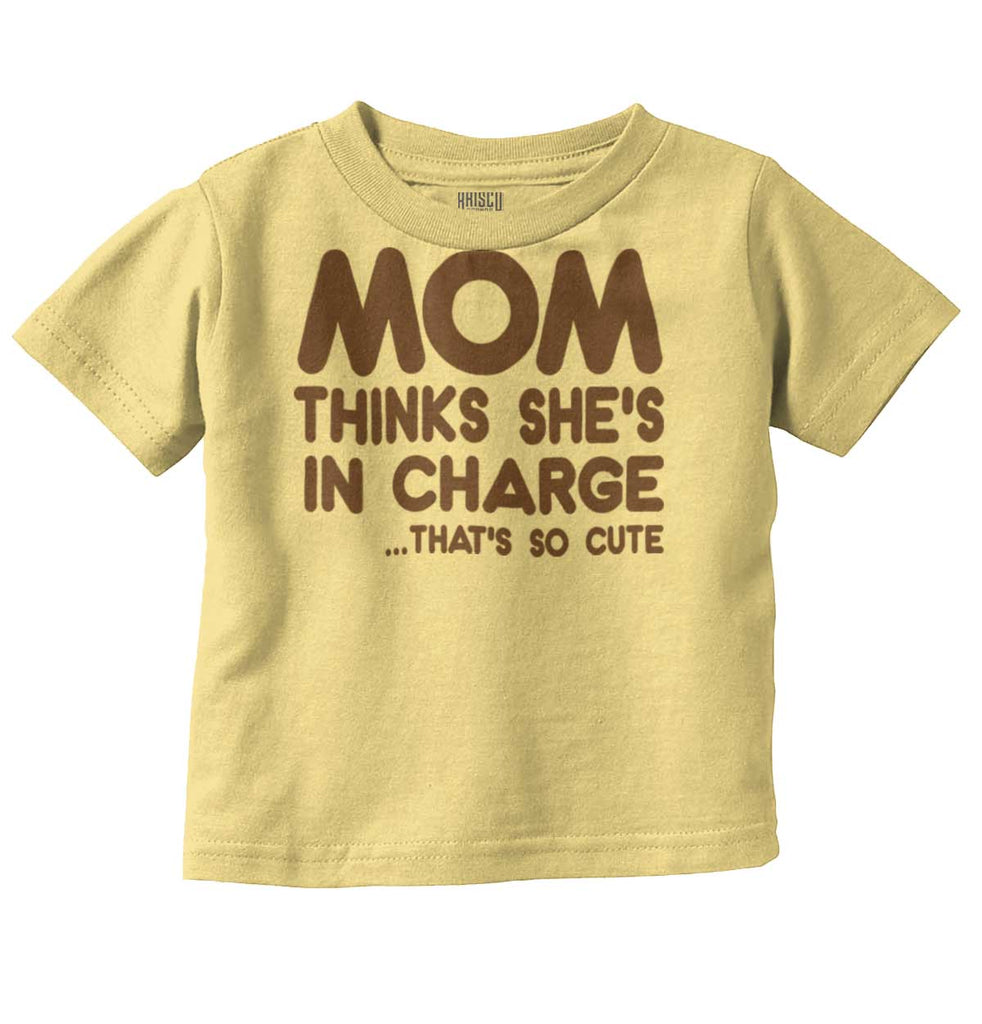 In Charge Infant Toddler T Shirt-Direct To Garment Print-Brisco Baby